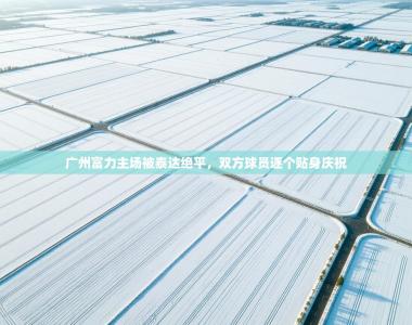 广州富力主场被泰达绝平，双方球员逐个贴身庆祝